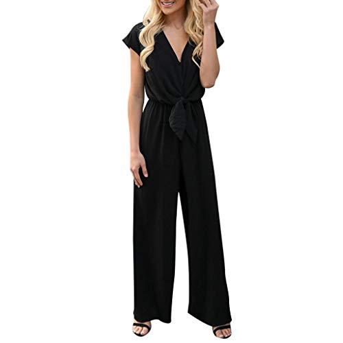 Jumpsuit Damen,Jumpsuit Damen Elegant, Sexy Overall mit Weitem Bein...