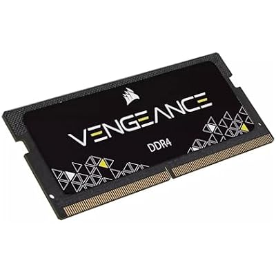 CORSAIR Vengeance SODIMM DDR4 RAM 16GB (1x16GB) Up to 3200MHz CL22-22-22-53 1.2V Intel AMD Laptop Notebook Memory - Black (CMSX16GX4M1A3200C22)