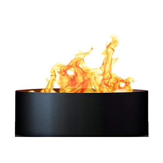 PD Metals Steel Campfire Fire Ring Solid Design - Unpainted - Large 48 d x 12 h