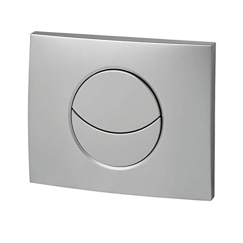 Wirquin 55719669 Lune - Placa de control para inodoro colgante de Imageo, cromado mate