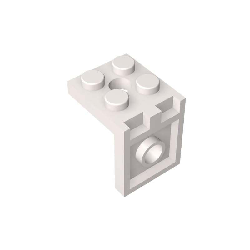 GDS-1057 Bracket 2x2-2x2 50PCS Compatible with Lego Toy 3956 35262 6019212 DIY Parts and MOC Components for Major Brick Brands Color:White