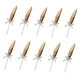 JOINPAYA 10個ケーキ装飾カード 創造的なデザイン ダムカラー お祝いパーテ