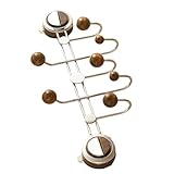 RGYBAO Saugnapf Tür montierter Haken zum Aufhängen von Mänteln und Taschen, starke Tragfähigkeit, Metall-Kleiderbügel für Badezimmer, multifunktional, drehbar, Hakenleiste, Heimaufbewahrung