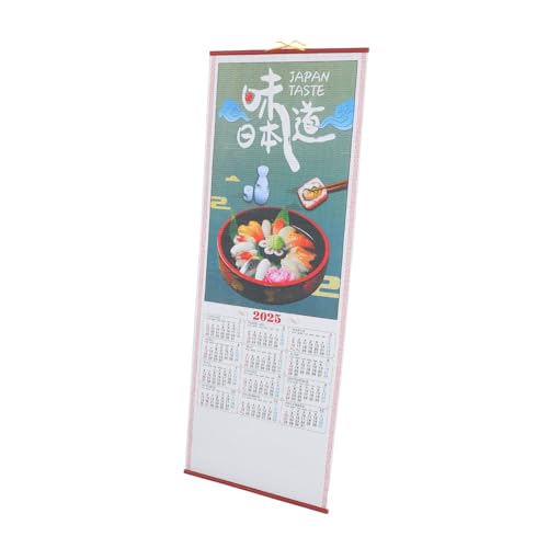 MOTHNUR 年蛇年掛軸 壁掛けカレンダー 多機能装飾 暦プランナー 家 オフィ