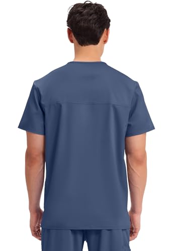 Image of Cherokee WW Revolution V-Neck Scrub Top for Men with 3 Pockets