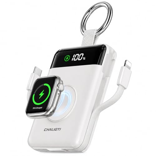 CHALIGTI 5000mAh Portable Charger with LED Display,PD 20W...