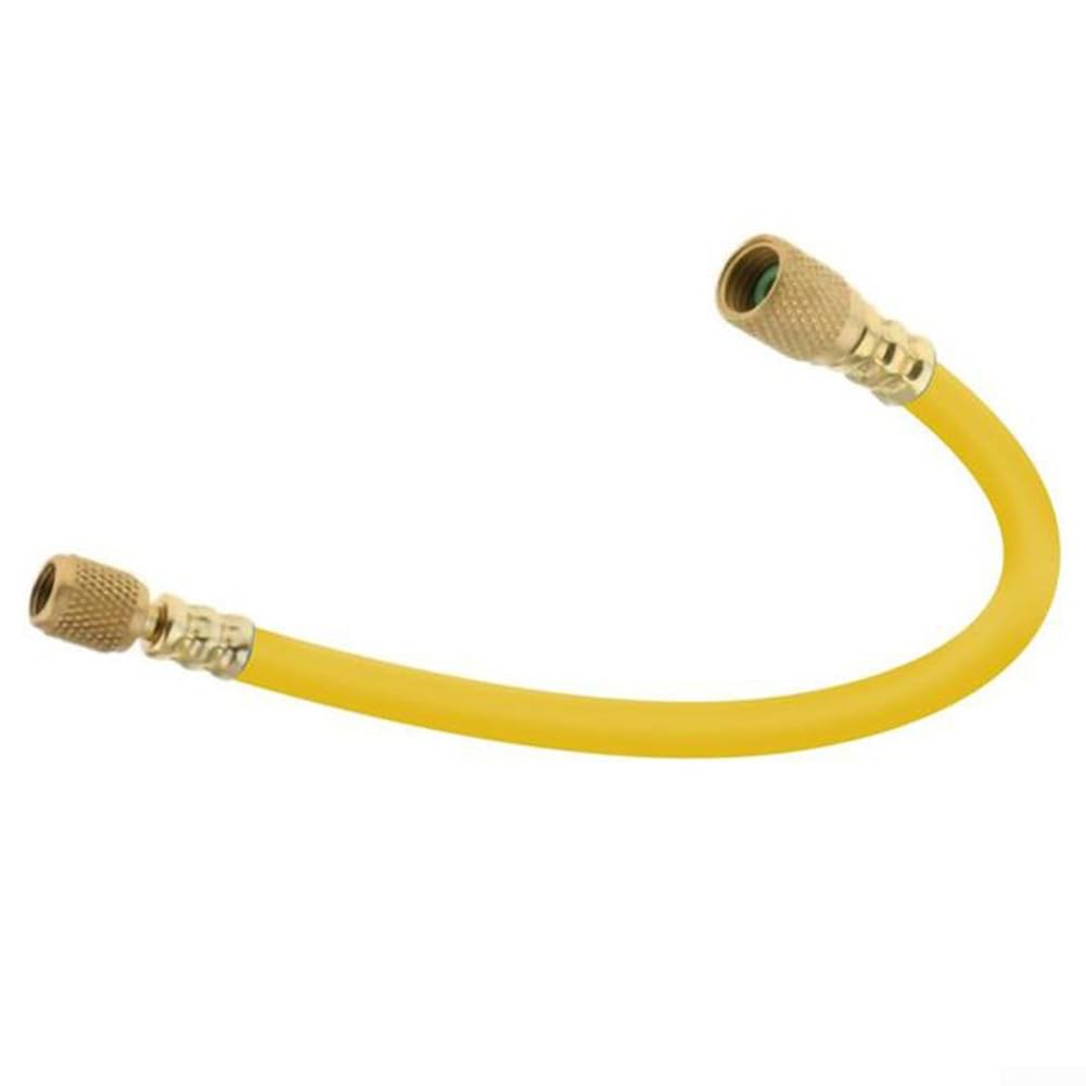 Tubo di misurazione del refrigerante, Tubo di carica R134A da 25 cm Tubo di carica del refrigerante Indicatore di tubo Kit di strumenti per fluoruro Ricambi auto per automobili Veicoli