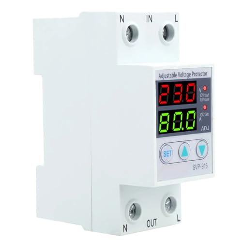 Protector de sobretensión 80A SVP-916 ajustable 100-130V CA con reinicio retardado 2