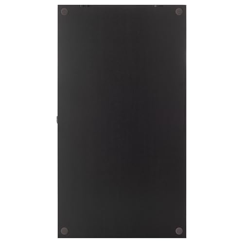 Gallery Solutions 17x32 Shot Cabinet with Glass Front, Black Display Cases, 17" x 32"