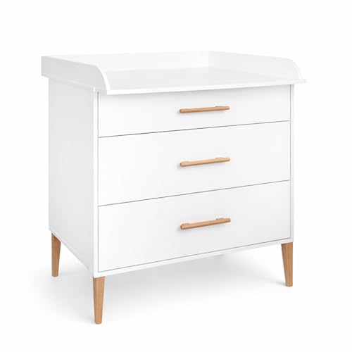 ATB Table a Langer Bebe ILA - Commode Chambre Enfant - Compacte Enfant Meuble de Rangement -...