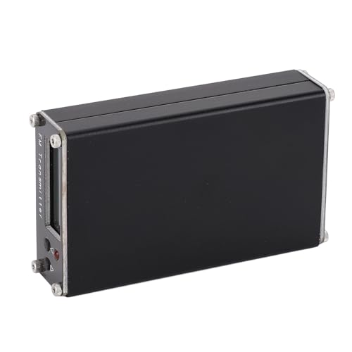 FM Broadcast Transmitter 0.5W FM Radio Stereo Station Long Range 2KM 6-108MHz (Stereo FM Broadcast...