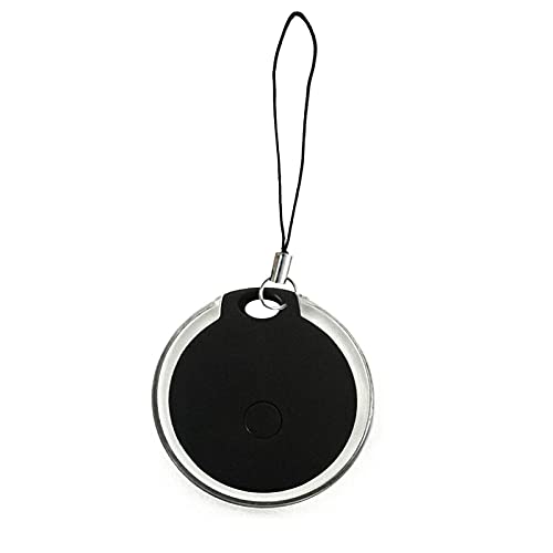 GPS Tracker Wallet Tracker, Smart Bluetooth Key Finder Wireless Anti-Lost Alarm Sensor Device for Pets Cats Tracker, Dog Tracker APP Control Compatible with Android & iOS (Black)