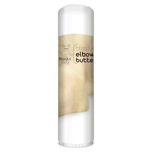 The Blissful Dog Elbow Butter for Dry Cracked Calluses Lick-Safe Dog Balm Soothing Elbow Balm with Moisturizing Shea Butter Almond Olive and Essential Oils Pet Supplies 0.50 oz. Stick