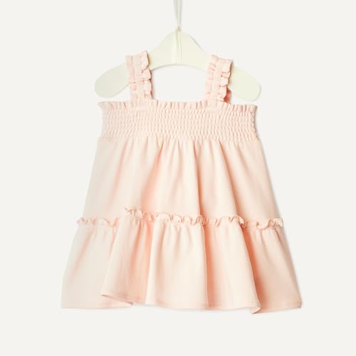 Image of Amazon Essentials x Sofia Grainge Toddlers and Baby Girls' Smocked Cotton Dress