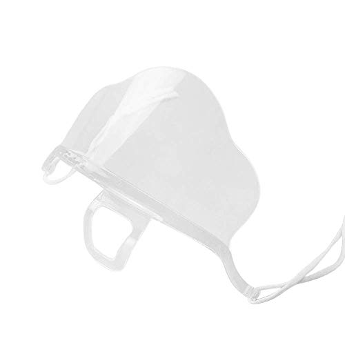 Preisvergleich Produktbild PANHU 10 Stück transparente Antibeschlag Catering Food Hotel Kunststoff Küche Restaurant Mundschutz, Wiederverwendbare Sicherheit Open Face Guard