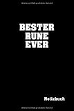  BESTER RUNE EVER: Notizbuch • Journal • Tagebuch • Notebook • 110 Seiten gepunktetes Papier • Softcover im edlen Glanzdesign • A5 Format • Taschennotizbuch klein