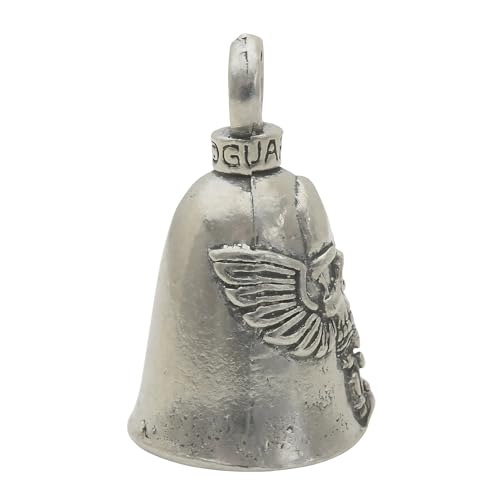 Image of Guardian Bell Good Luck Bell w /Keyring & Black Velvet Bag | Motorcycle Bell | Lead-Free Pewter | Made in USA