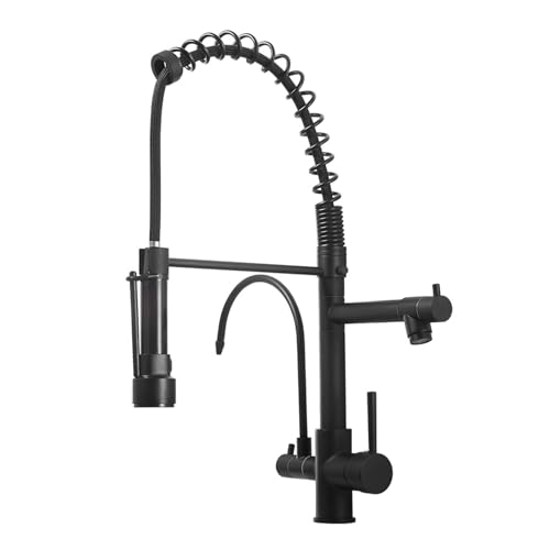Robinet extensible 3 voies en laiton pour eau pure et cuisine flexible
