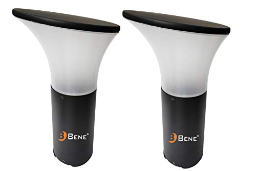 Image of BENE Eden Outdoor Lamp, Grey, Round, 17cms, Pack of 2