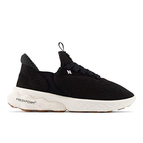 New Balance New Balance Women's Fresh Foam Roav Elite V1 Running Shoe, Black/Sea Salt, 5 Medium US