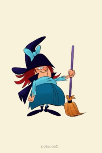 Winsome Witch FF Notebook: Blank Notebook College Ruled Lined Journal Notepad
