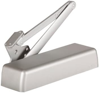 Best Access QDC111-6 QDC100 Series Surface Mount Door Closer Adjustable from Sizes 1 to 6 with Standard Duty Tri-Pack Arm - Aluminum
