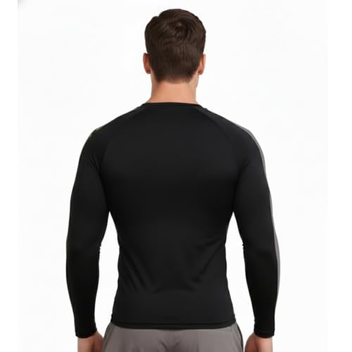 Image of GYMIFIC Mens Full Sleeve Compression T-Shirt | Round Neck Quick Dry Gym Workout Tee | Stretch Athletic Sports for Running & Training T Shirt for man