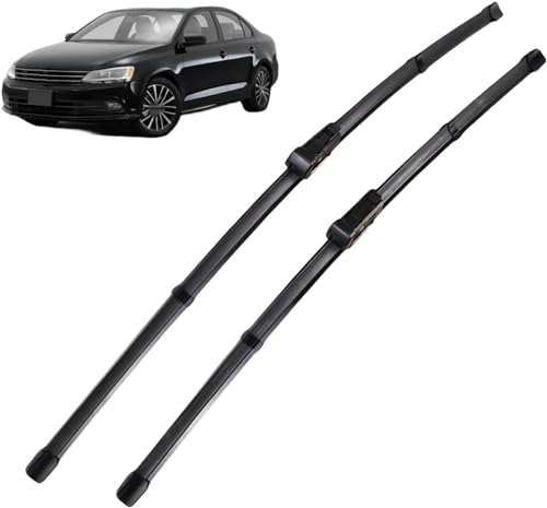 guizhenni Limpiaparabrisas de Ventana de Coche para VW Passat CC 2012-2017 24"+19", limpiaparabrisas Delantero limpiaparabrisas Piezas de automóvil