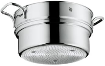WMF Dämpfereinsatz 24 cm, Gemüse-/ Kartoffeldämpfer, Cromargan Edelstahl poliert, spülmaschinengeeignet