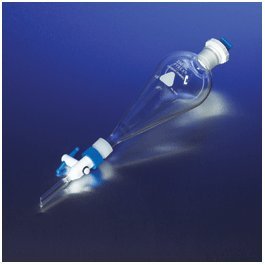 Corning - Pyrex 60mL Economy Squibb Separatory Funnel, PE S tan Taper Stop, CS4