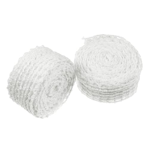 HOLIDYOYO 2 Rollos Cordón De Cerdo Asado con Sabor a Salsa De Cocina Red De Carne Neto Red para Asar Embutido Salchichón Redacción De Carne De Cocina Envasado De Carne Material De Red Caucho
