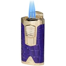 Rocky Patel Statesman Lighter - Triple Torch Gold Purple