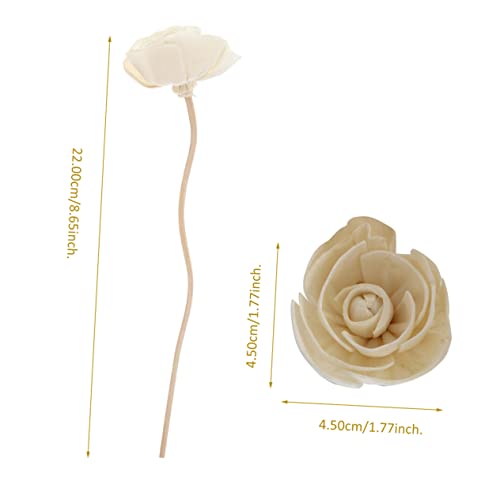 6 Varillas Aromáticas Difusoras con Diseño Floral Natural miniatura 2
