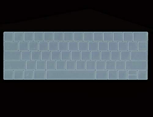 Saco Keyboard Silicon Protector Skin for Apple MLA22HN/A Magic Keyboard (Transparent)