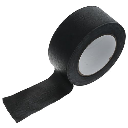 Image of Black Painters Tape 5 Pack 2 inch x 55 Yards General Purpose Paper Paper Painting Tape Medium Adhesive Colored Masking Tape Paint Projects