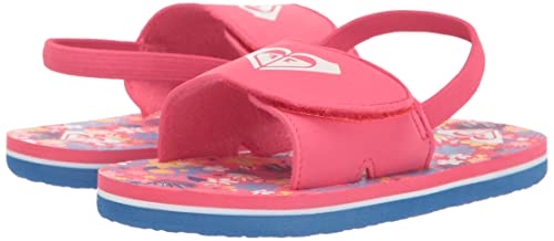Image of Roxy Girl's TW Finn Sling Back Flip Flop Sandal Sandal, NAVY DREAM, 7 M M US Toddler