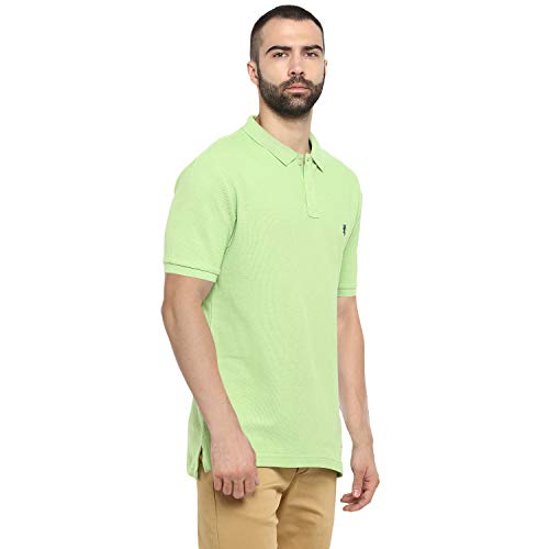 Image of Red Tape Men's Solid Regular Fit Polo
