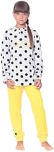 Girls' Pyjamas Cotton Lightweight Sleeve and Long Trousers Spring Summer