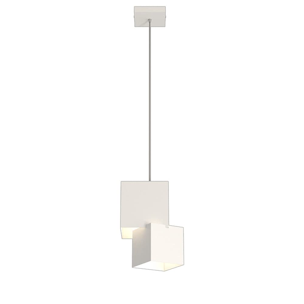 Candelabro de hierro de estilo simple, lámpara colgante de cabeza única con base E27, pantalla de luz colgante de metal cuadrada personalizada, accesorios de iluminación para decoración de techo de sa