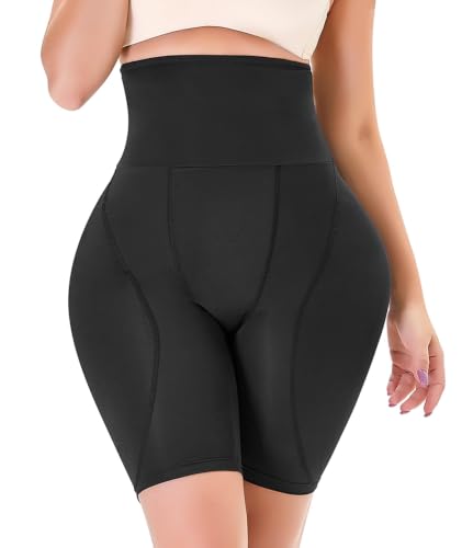 Image of POP CLOSETS Womens Hip Pads Shapewear Butt and Hip Enhancer Shapewear | High Waisted Shapewear Tummy Control, Shapewear Shorts with Hip Pads for Hip Enhancement, Butt Lifting, Seamless Under Dress