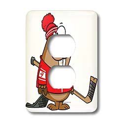 Bouchons Silly Canadian Hockey Castor pour cacher les imperfections murales