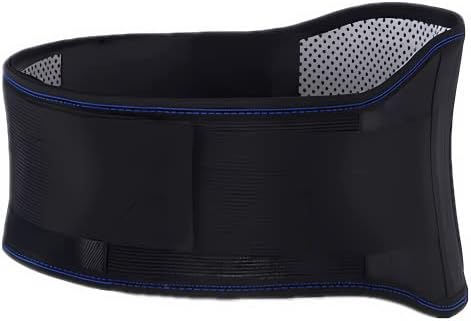 FUNUP Thermal Magnetic Therapy Lumbar Support Belt Lower Back Brace for Men and Women, Self-Heating Waist Strap with Gauss Magnets (X-Large)