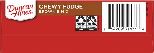 Image of Duncan Hines Brownie Mix, Chewy Fudge, 18.3 oz. (Pack of 5)