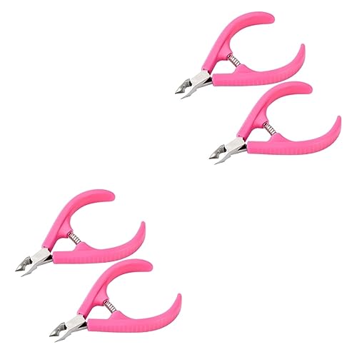 FRCOLOR 2sets Professional Nail Art Tool Kit Nail Cuticle Nipper Set Manicure Tools 2pcs*2