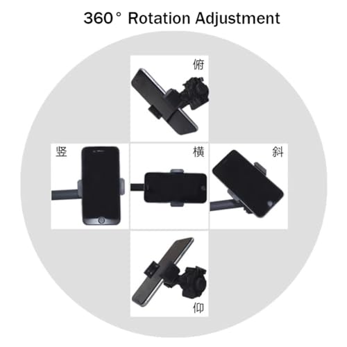 Soporte ajustable para teléfono para escritorio, soporte de carga multidispositivo, visualización manos libres, ideal para oficina en casa y grabación de video