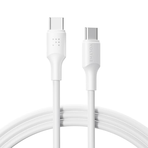 Alimentazione per dispositivi USB-C: con una potenza di uscita fino a 5A (100W), questo cavo USB Type-C può essere utilizzato per alimentare e ricaricare rapidamente un laptop USB-C, come un Macbook o un Chromebook Pixel, utilizzando un caricabatterie portatile, un caricabatterie da auto o un caricabatterie da parete con tecnologia USB-C e-marker chip.