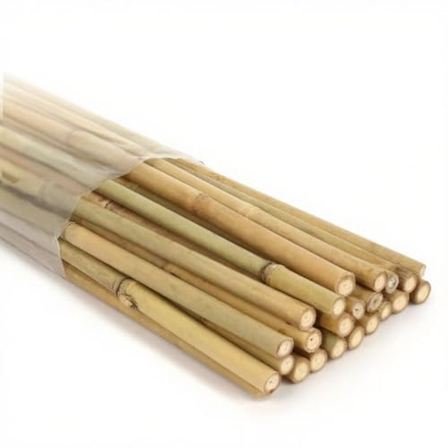 SWANGSA 45 Pack Bamboo Stakes for Plant 6 Feet, Bamboo Sticks for Garden Plant Support Stakes Poles...
