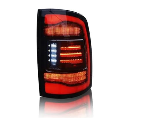 YSQOJF Luz Trasera LED Para Coche Para Dodge Para RAM Para 1500 2009-2018 Para Para 2500 2014-2018 Freno Marcha Atrás Señal Giro Faros Traseros