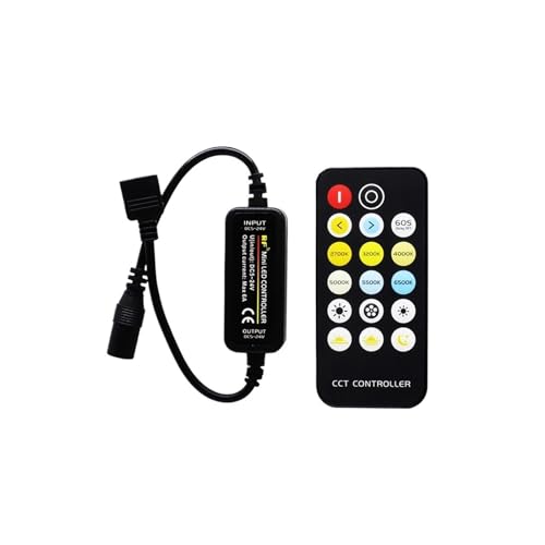 Contrôleur intelligent pour ruban LED CCT avec télécommande sans fil