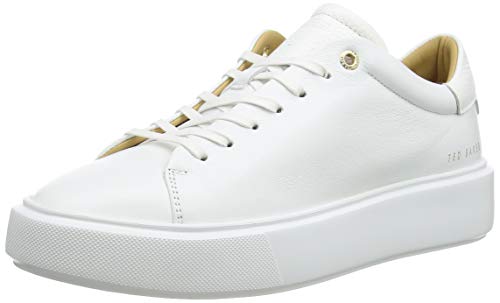 Ted Baker Women's YINKA Sneaker, White, 6.5